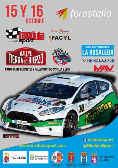 Cartel Rallye Tierra del Bierzo 2022