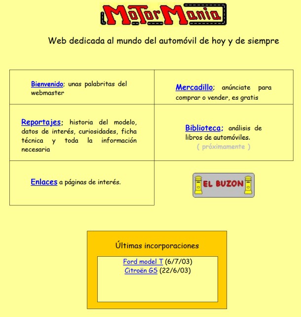 MotorMania. Año 2003