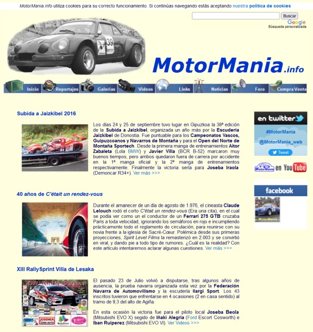 MotorMania. Cambio de imagen de 2010