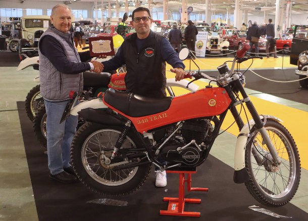 AutoClassic 2025. Ganador Concurso de Restaruacion de Motocicletas