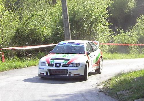 Joseba Zapirain y Borja Aguado. Seat Cordoba WRC. RallySprint Hondarribia 2008