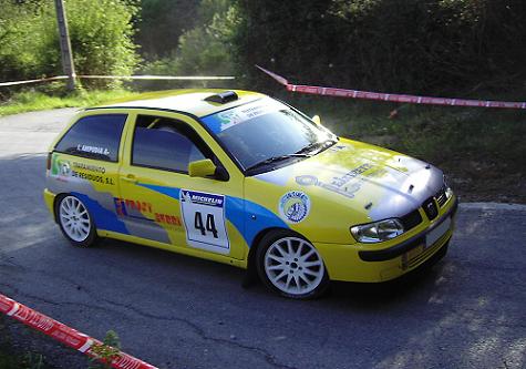 Markos Landa y Eneko Iraola. SEAT Ibiza 2.0 16v. II RallySprint Hondarribia