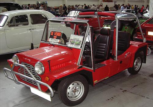 14ª edición del Salón Internacional de Vehículos Clásicos (Salón Auto-Moto 08). Austin Mini Moke.