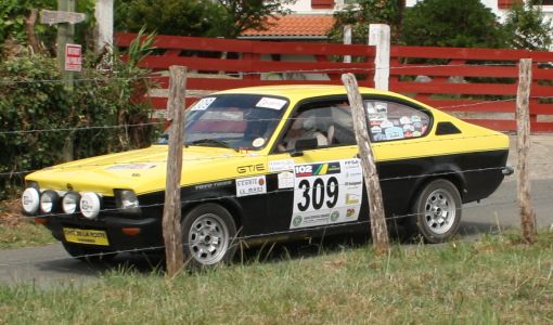 Opel Kadett GTE. Rallye du Pays Basque.