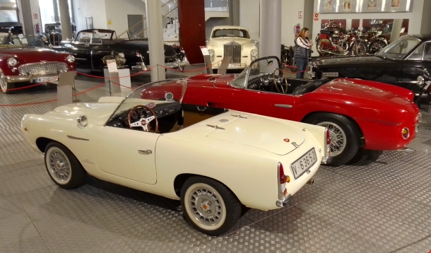 Pegaso Z-102 Sipder Serra y Clua 500. Museo de Historia de la Automoción de Salamanca