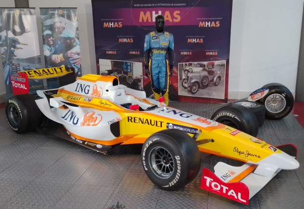 Renault R29 de Fernando Alonso. Museo de Historia de la Automoción de Salamanca.
