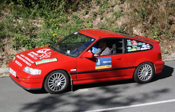 Honda CRX. Rally Ciudad de Irun Histórico 2026